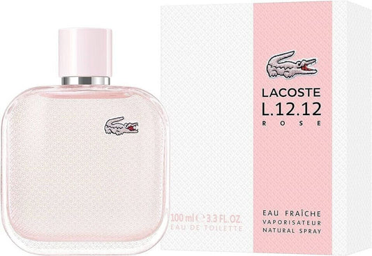 L 12.12 Rose Eau Fraiche Eau de Toilette Vaporisateur pour Femme de Lacoste