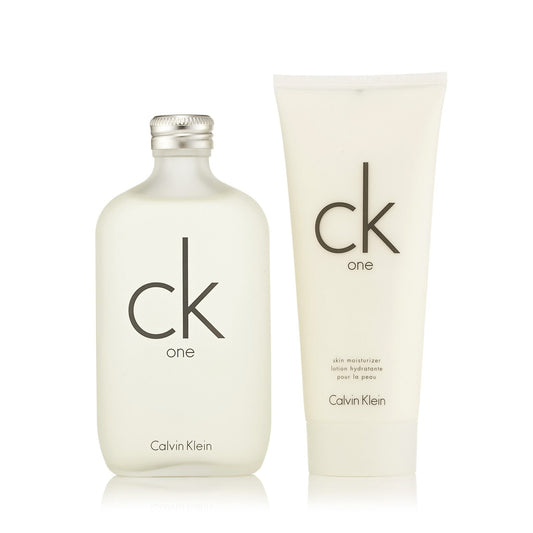 Coffret cadeau CK One EDT et crème hydratante pour la peau pour femmes et hommes par Calvin Klein