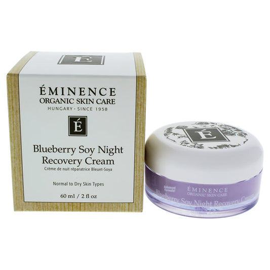 Crème de nuit réparatrice à la myrtille et au soja par Eminence pour unisexe - 2 oz de crème