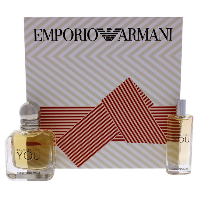 Because It Is You d'Emporio Armani pour femme - Coffret cadeau 2 pièces