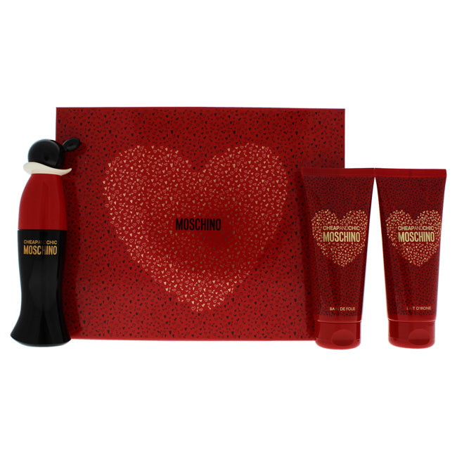 Coffret cadeau 3 pièces pour femme de Moschino Cheap And Chic