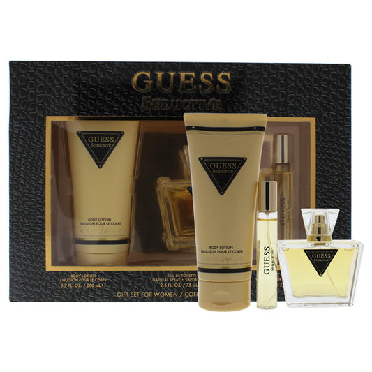 Coffret cadeau 3 pièces Guess Seductive pour femme