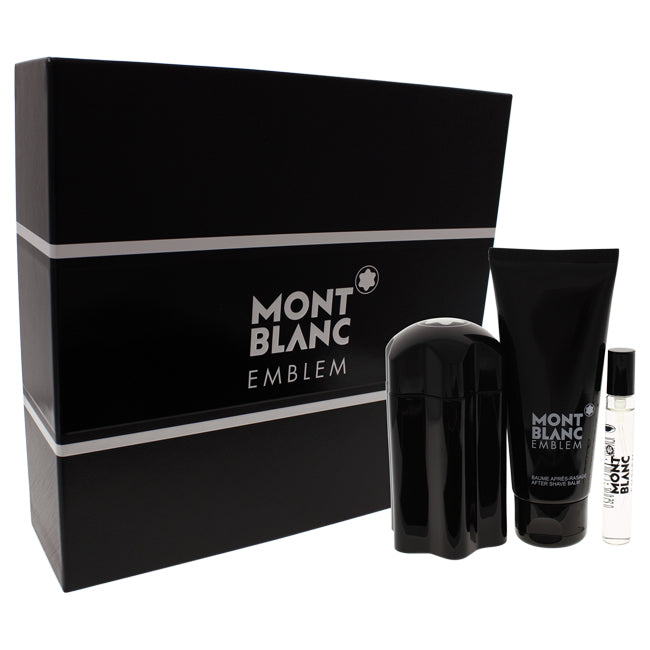 Coffret cadeau 3 pièces Mont Blanc Emblem pour homme