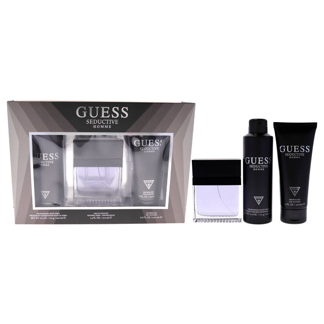 Coffret cadeau 3 pièces Seductive by Guess pour homme