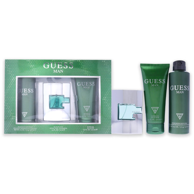 Coffret cadeau 3 pièces Guess Man de Guess pour homme