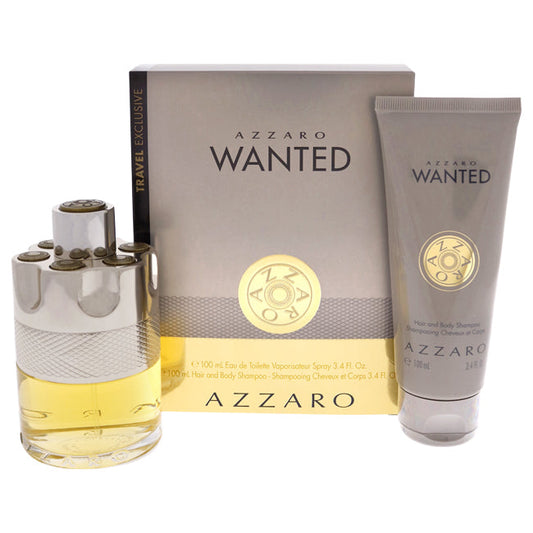 Azzaro Wanted by Azzaro pour homme - Coffret cadeau 2 pièces