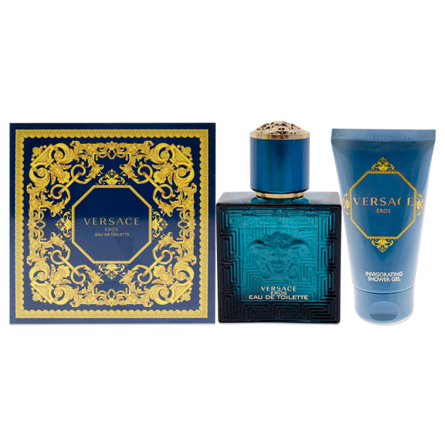 Coffret cadeau 2 pièces Versace Eros de Versace pour homme