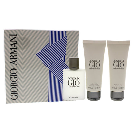 Acqua Di Gio de Giorgio Armani pour homme - Coffret 3 pièces