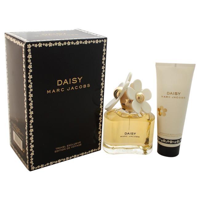 Coffret cadeau Daisy by Marc Jacobs pour femme - 2 pièces - Spray EDT de 100 ml, Lotion corporelle lumineuse de 75 ml